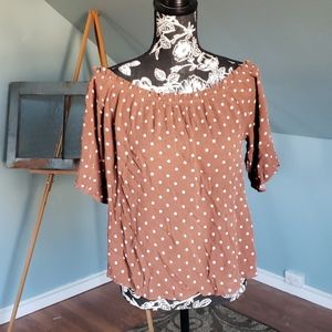 Maurices Off the shoulder short blouse